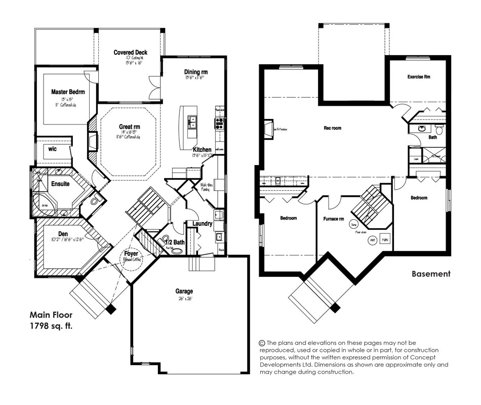 The Augusta 1798 sq. ft. Concept Homes Custom Home