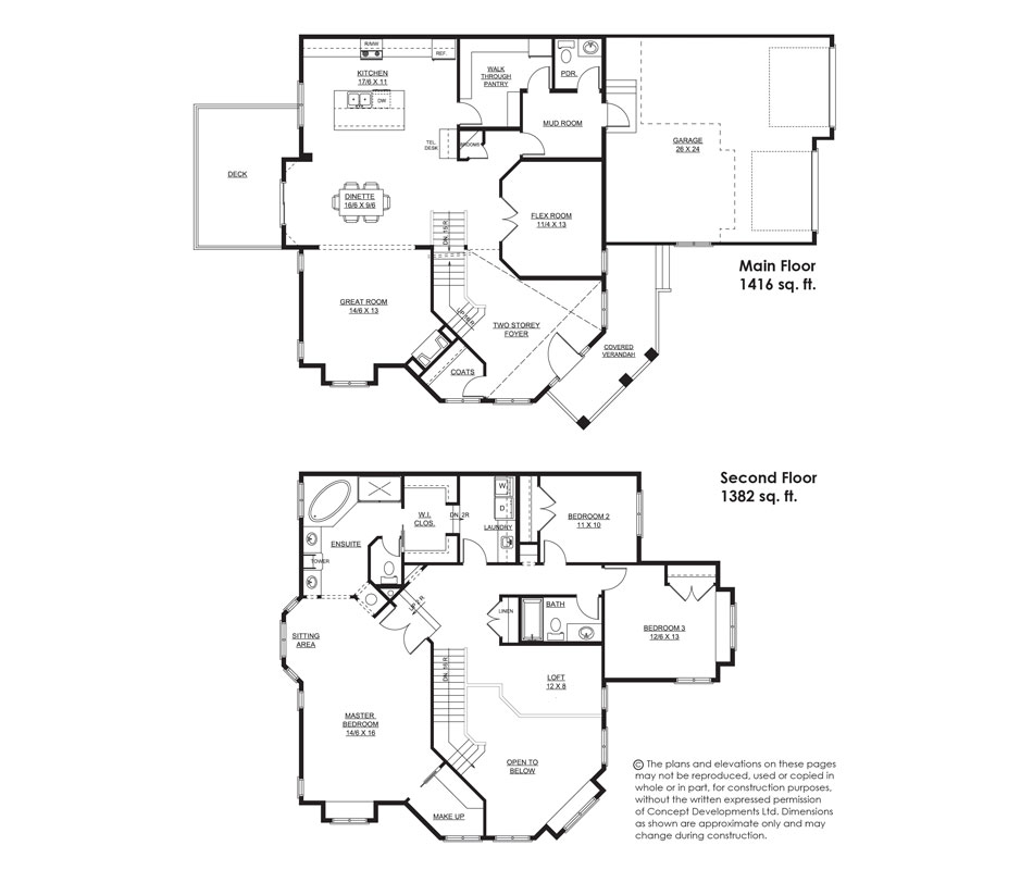 The Madison 2798 sq. ft. Concept Homes Custom Home