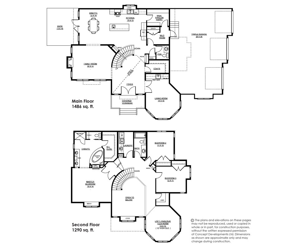 The Winchester 2776 sq. ft. Concept Homes Custom Home