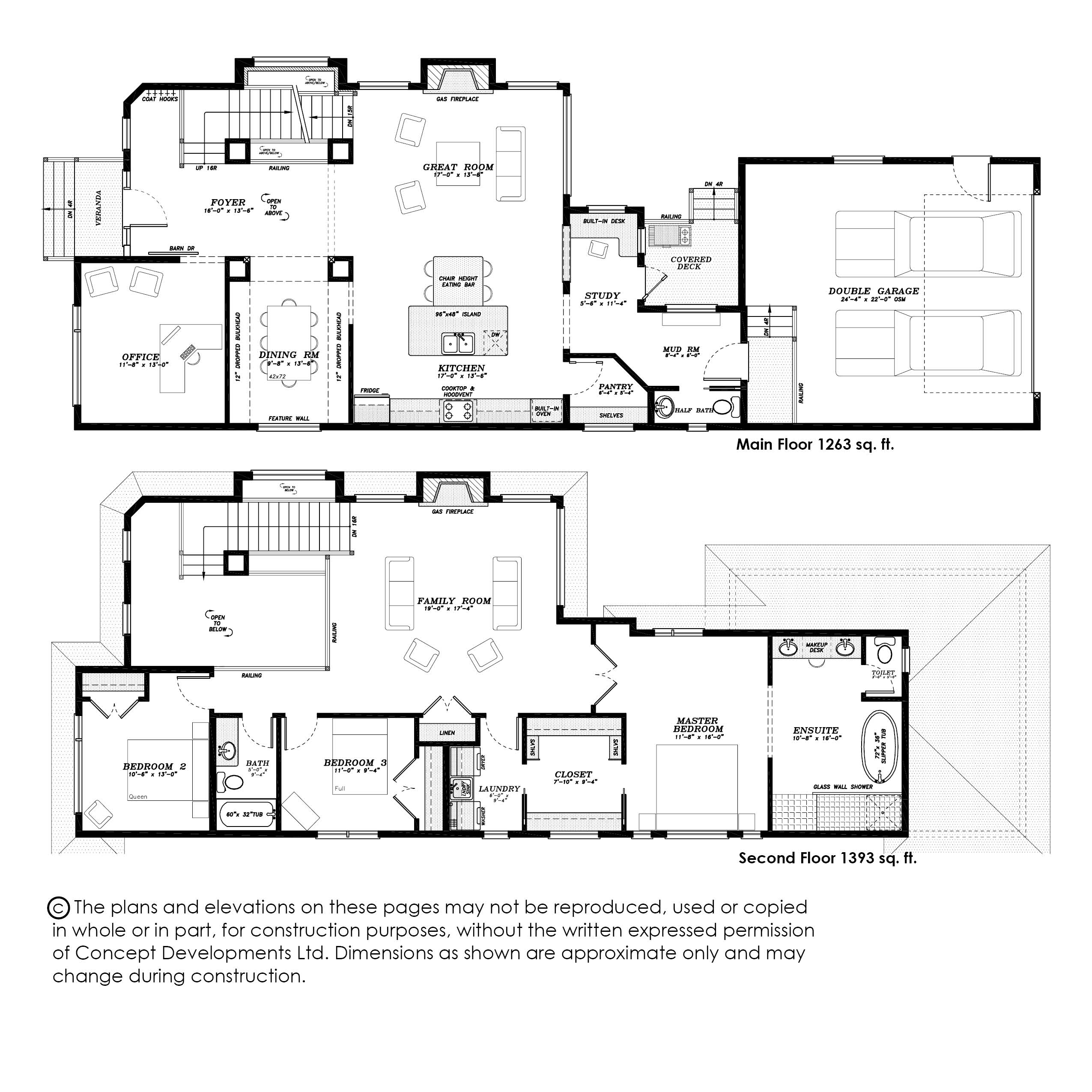 The Regency 2656 sq. ft. Concept Homes Custom Home